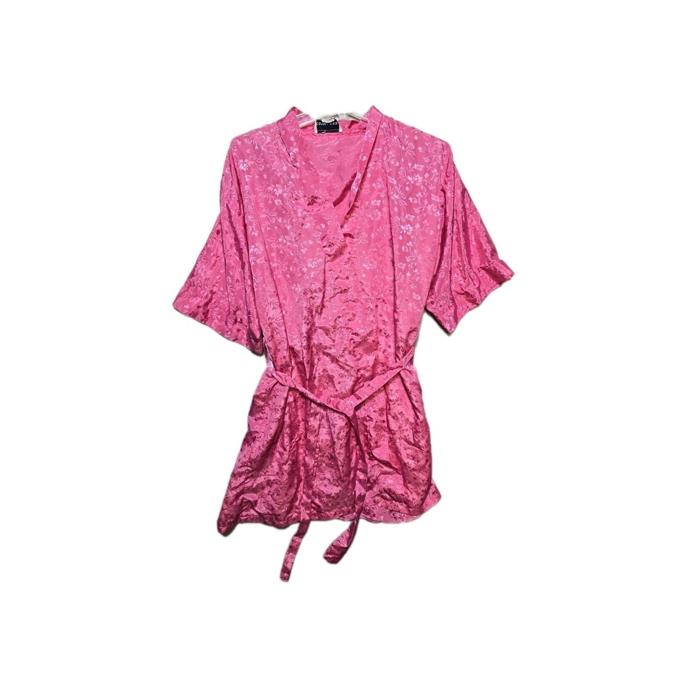 Vintage Women's Night Gown 2 Pieces Large Pink Center Aisle